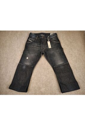 Mens Diesel Krooley Wash 0R09M Size W28 L32 Regular Slim-Carrot Blue Washed